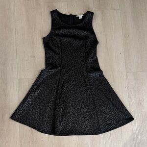 Bar III Charcoal Animal Print Dress